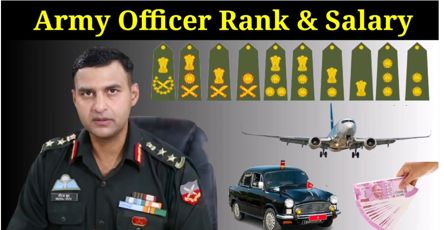 Indian Army Salary – Rank Wise भारतीय सेना में प्रदान किए जाने वाले वेतन और अन्य लाभ.